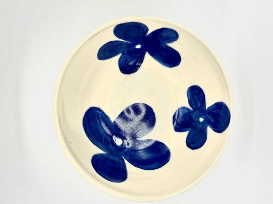 Blue Petal Bowl - Large
