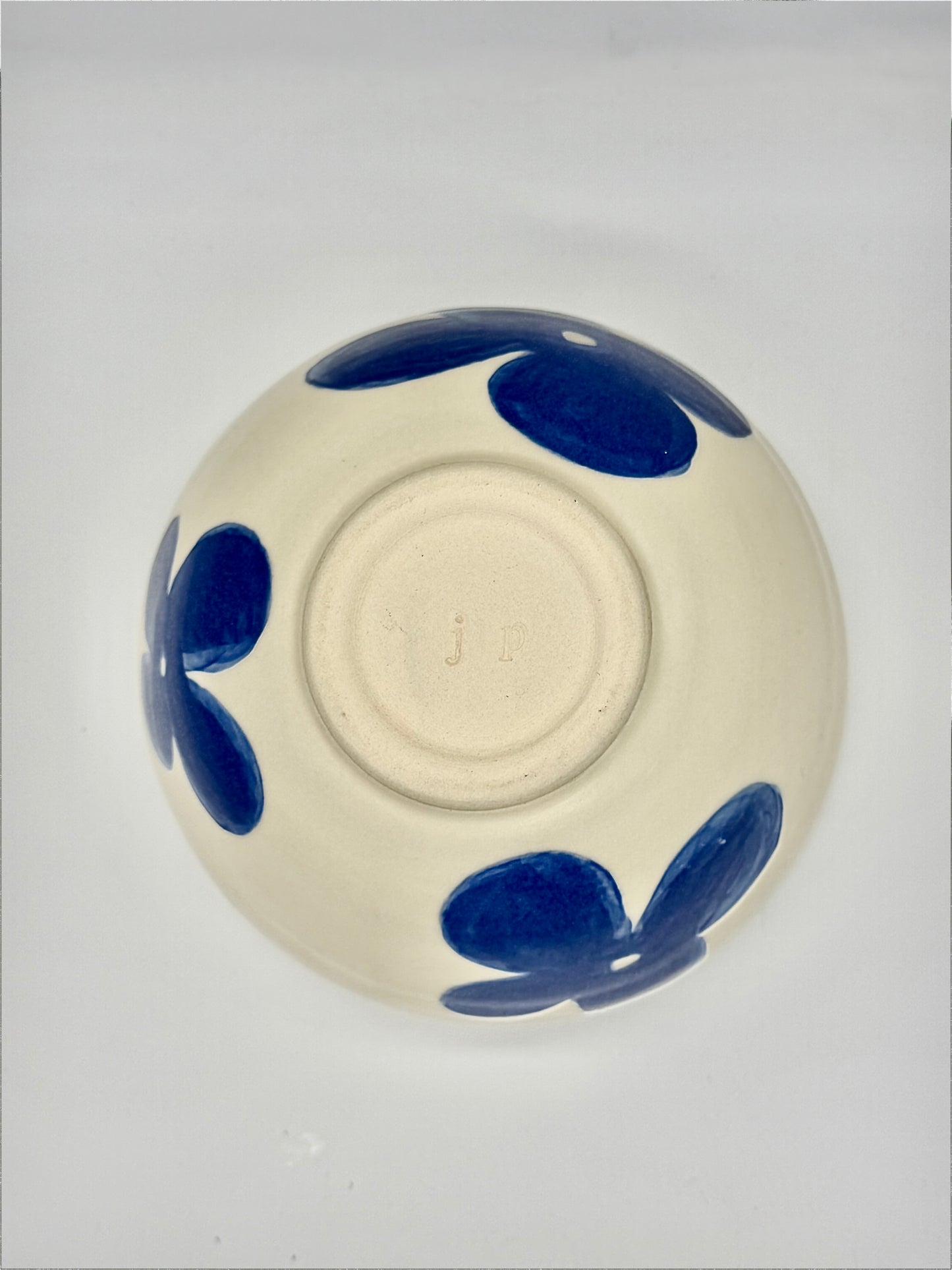 Blue Petal Bowl - Medium