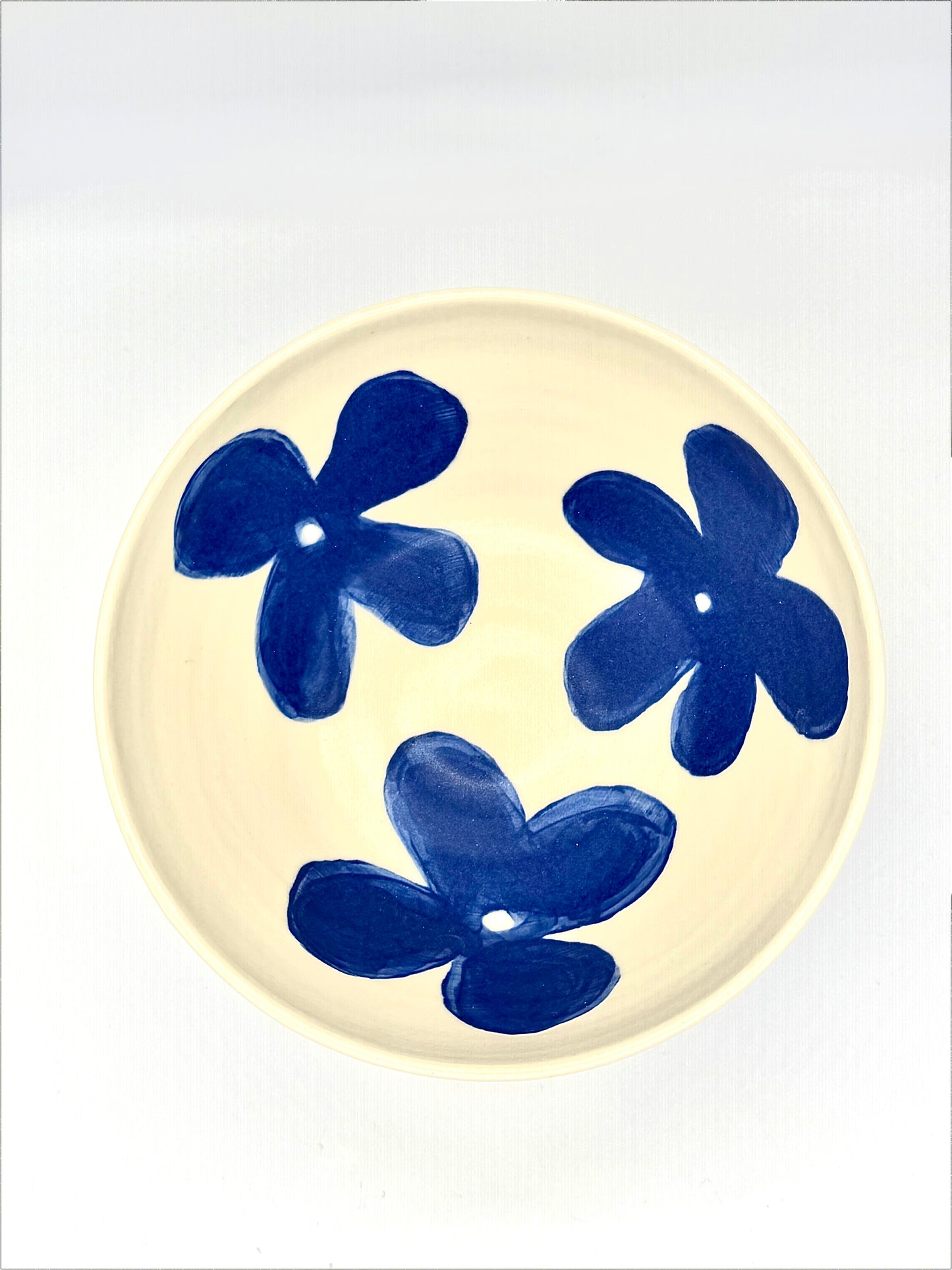 Blue Petal Bowl - Medium