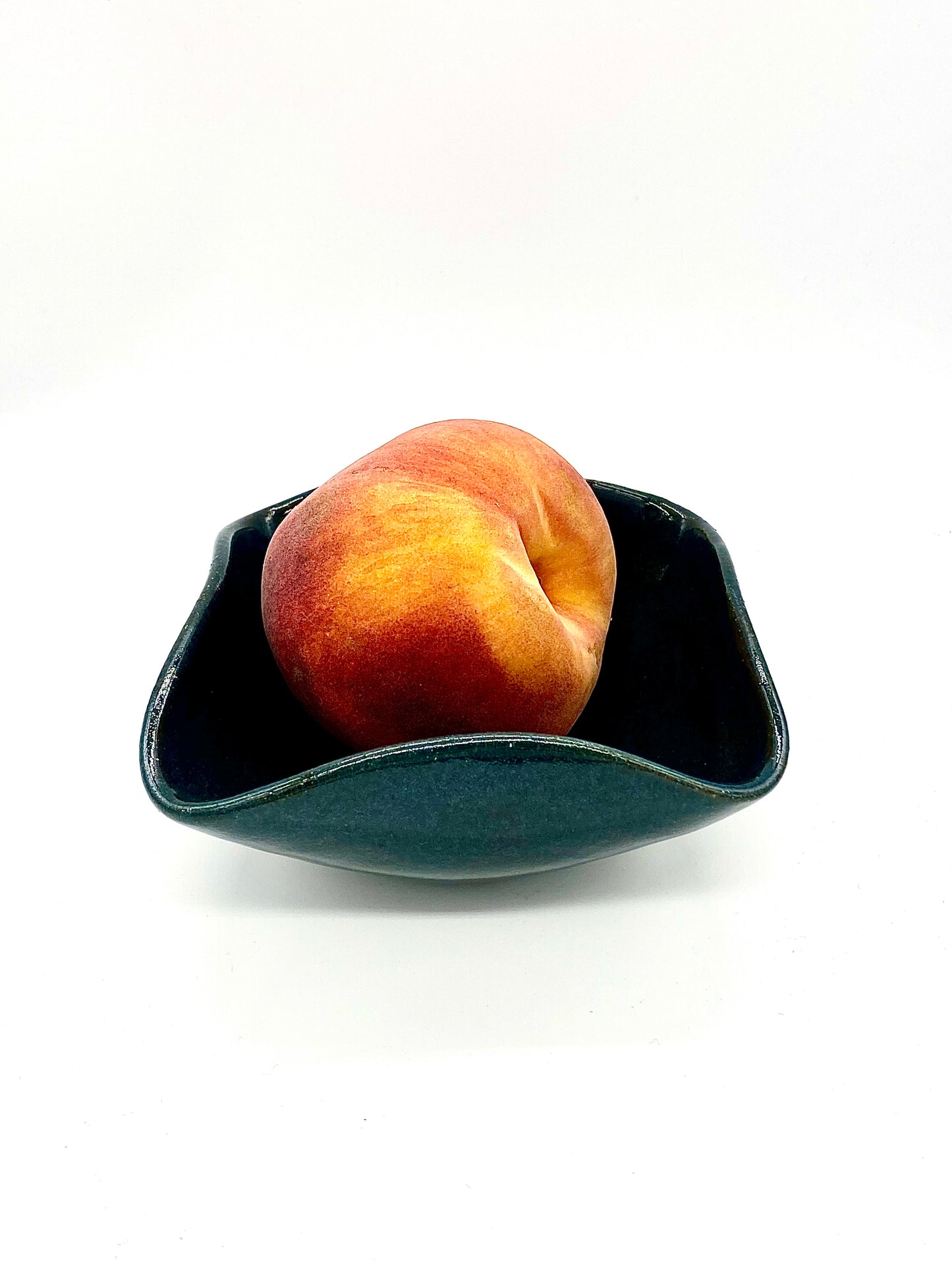 Dark Denim Squiggle Bowl