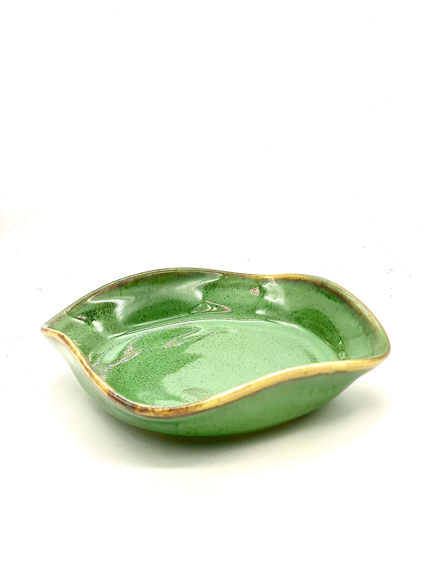 Shiny Seafoam Wavy Bowl