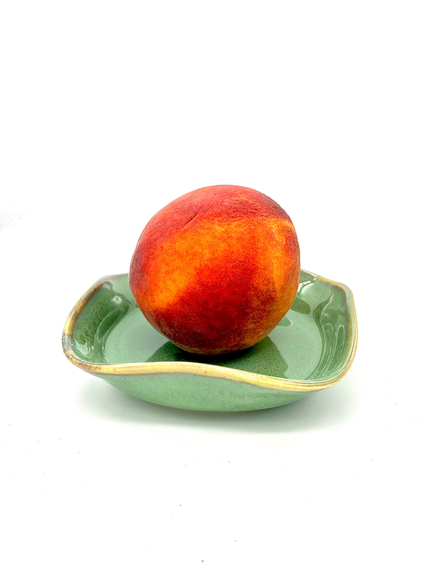 Shiny Seafoam Wavy Bowl