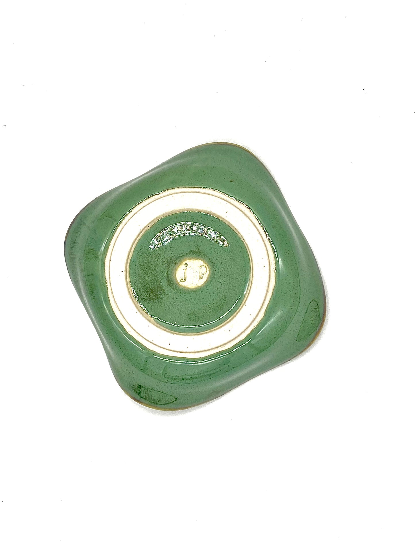 Shiny Seafoam Wavy Bowl